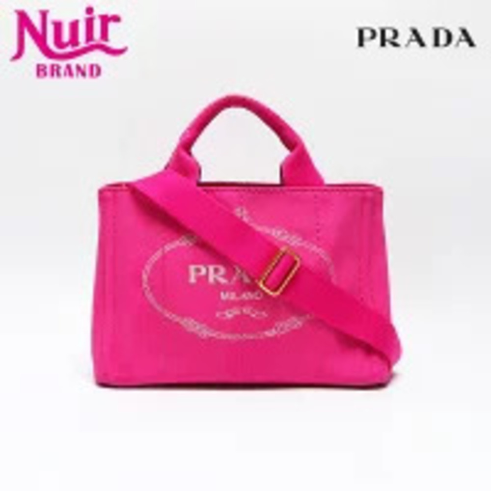 Prada Canapa Tote Bag Pink - Picture 1 of 13